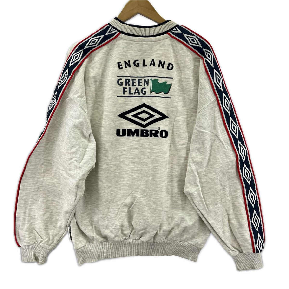 長袖Tシャツ 90s イングランド代表 GREEN FLAG (L) L
