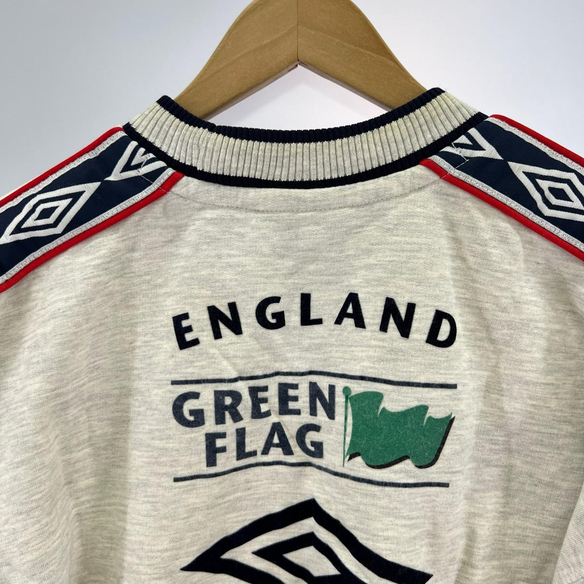 長袖Tシャツ 90s イングランド代表 GREEN FLAG (L) L
