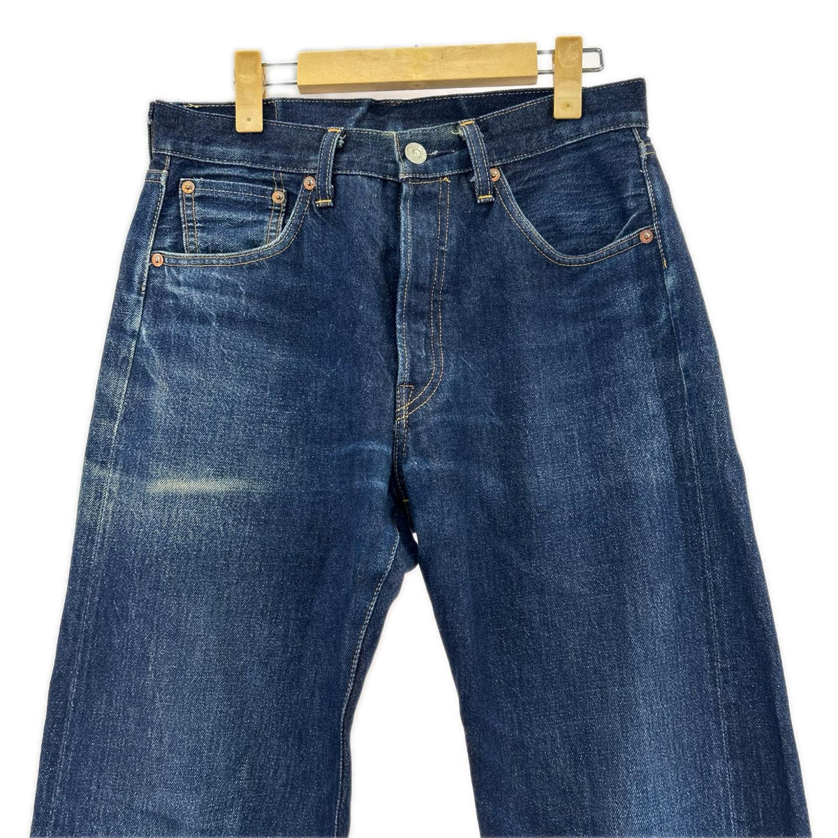 デニムパンツ 50155-0079 501XX 1955model BIG-E 赤耳 30 ネイビー