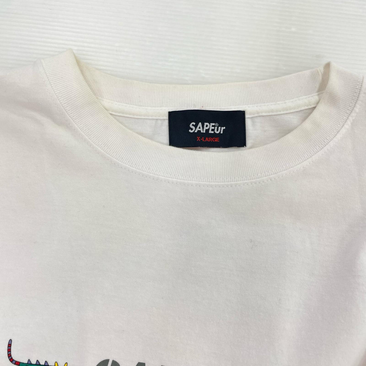 半袖Tシャツ WANIDOG S/Sカットソー 白 (XL) ホワイト
