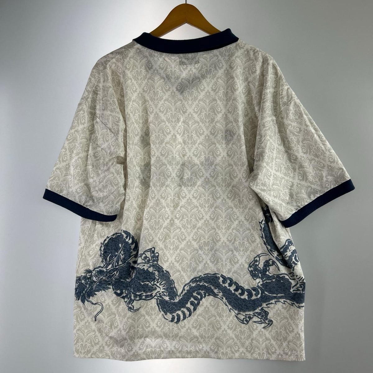 半袖Tシャツ ゲームシャツ/L/総柄 L ベージュ