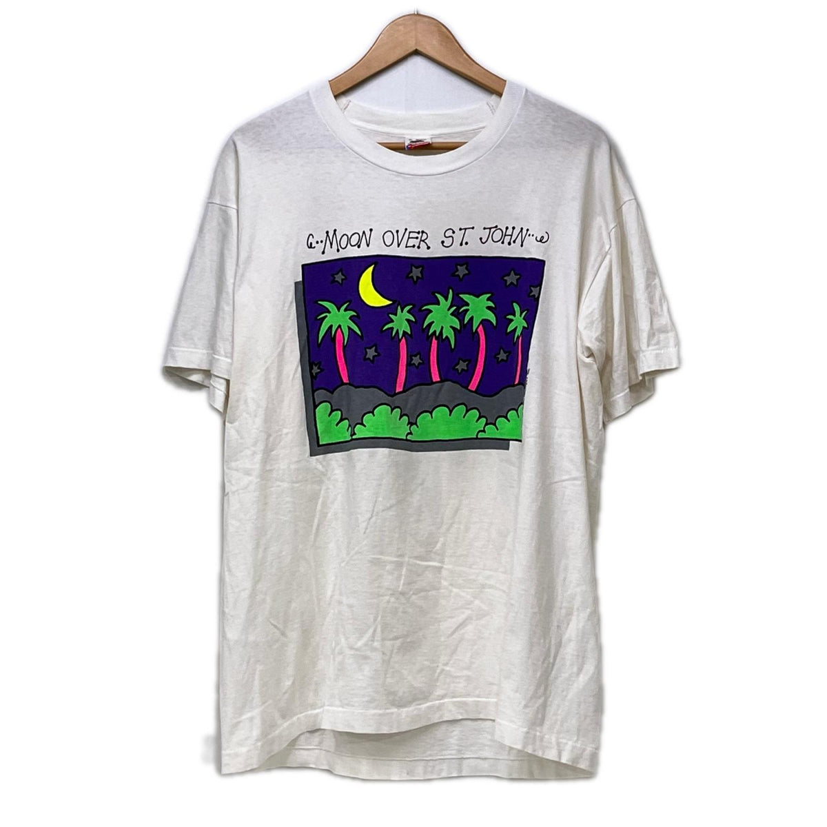 半袖Tシャツ 90s St JOHN'S アートTee ホワイト