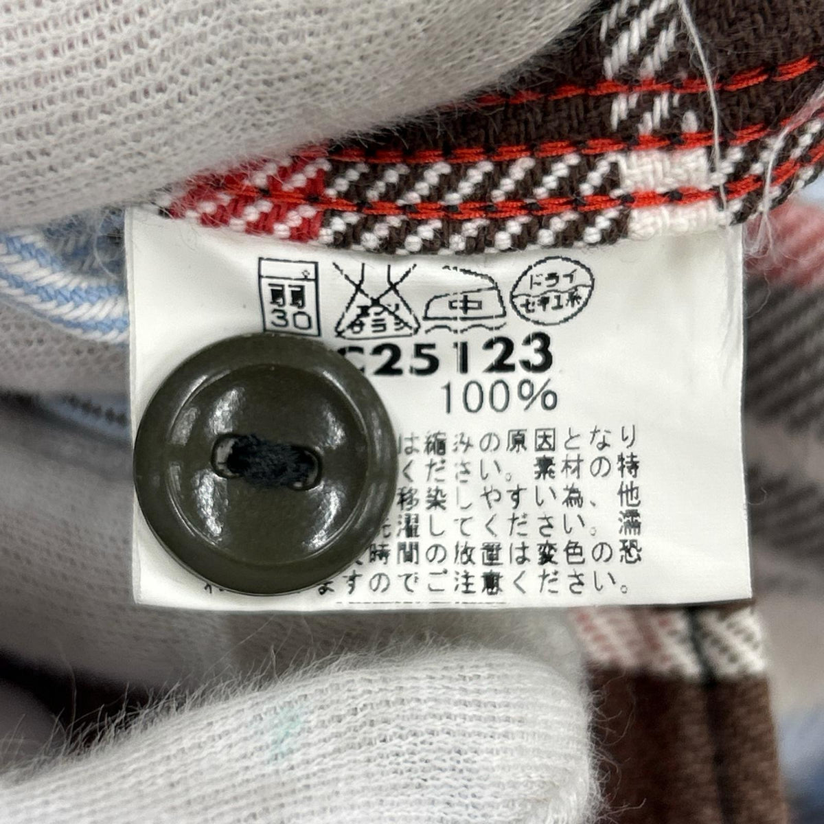 長袖シャツ SUGAR CANE チェック ヘビーネルシャツ 青系 (S) S マルチカラー