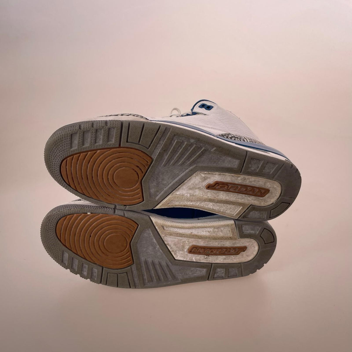 スニーカー AIR JORDAN 3 RETRO WIZARDS TRUE BLUE 26.5cm (US8 1/2 UK8 EU43) ホワイト
