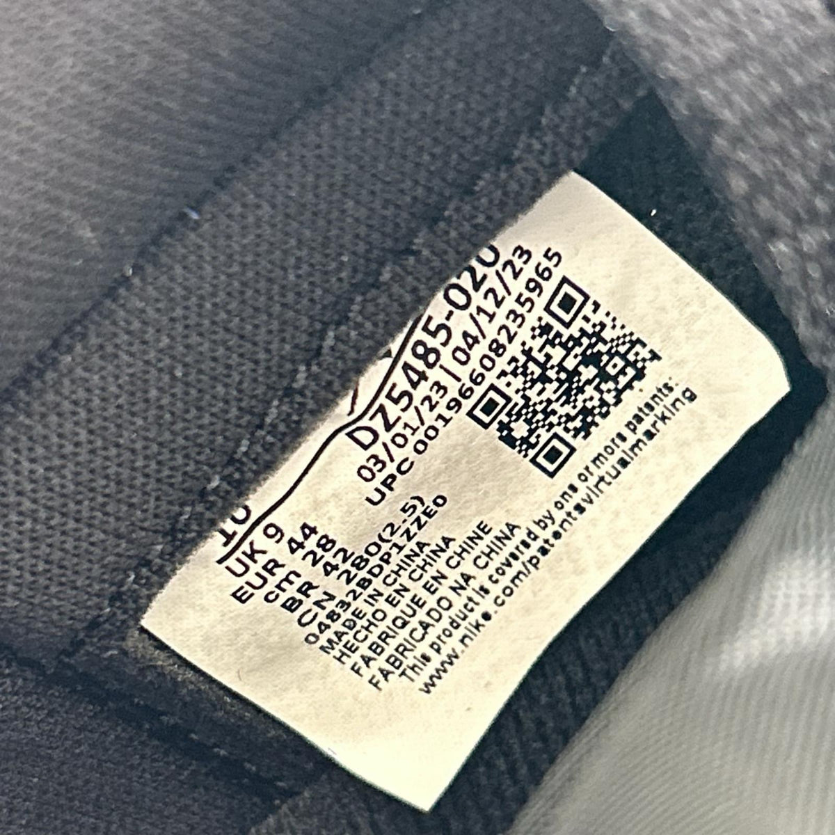 スニーカー Air JORDAN 1 RETRO HIGH OG 28cm (US10 UK9 1/2 EU46)