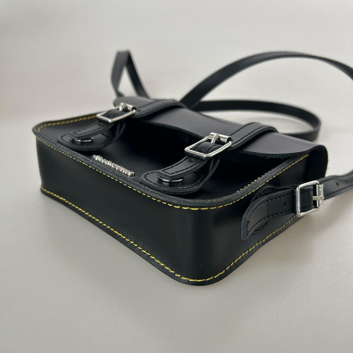 ショルダーバッグ 7インチ サッチェルバッグ BLK ブラック