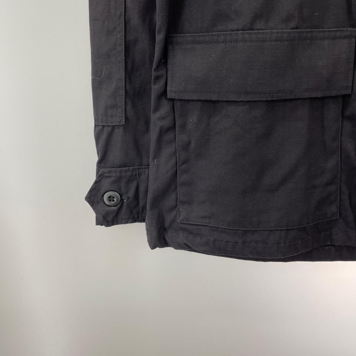 ジャケット US.ARMY 97年会計 BDU JACKET 黒 (S-S) S ブラック