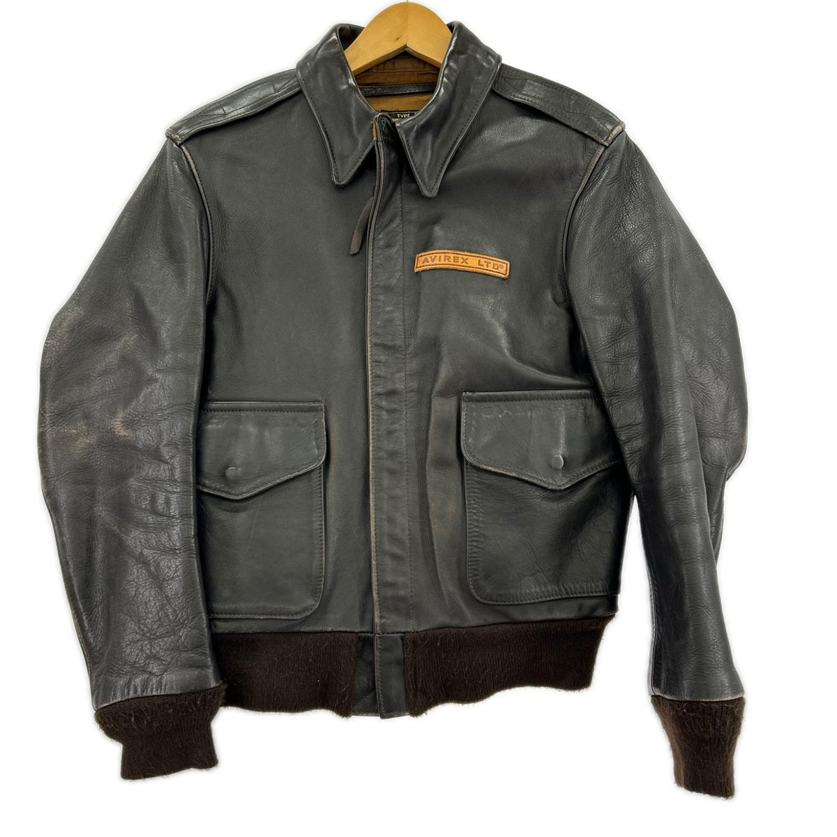 レザージャケット A-2 FLIGHT JACKET (36) 36 ブラウン