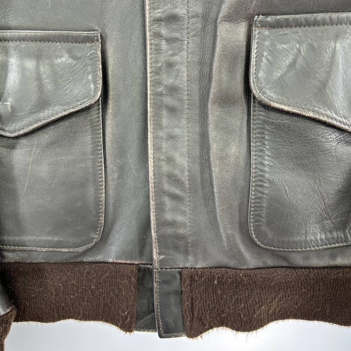 レザージャケット A-2 FLIGHT JACKET (36) 36 ブラウン