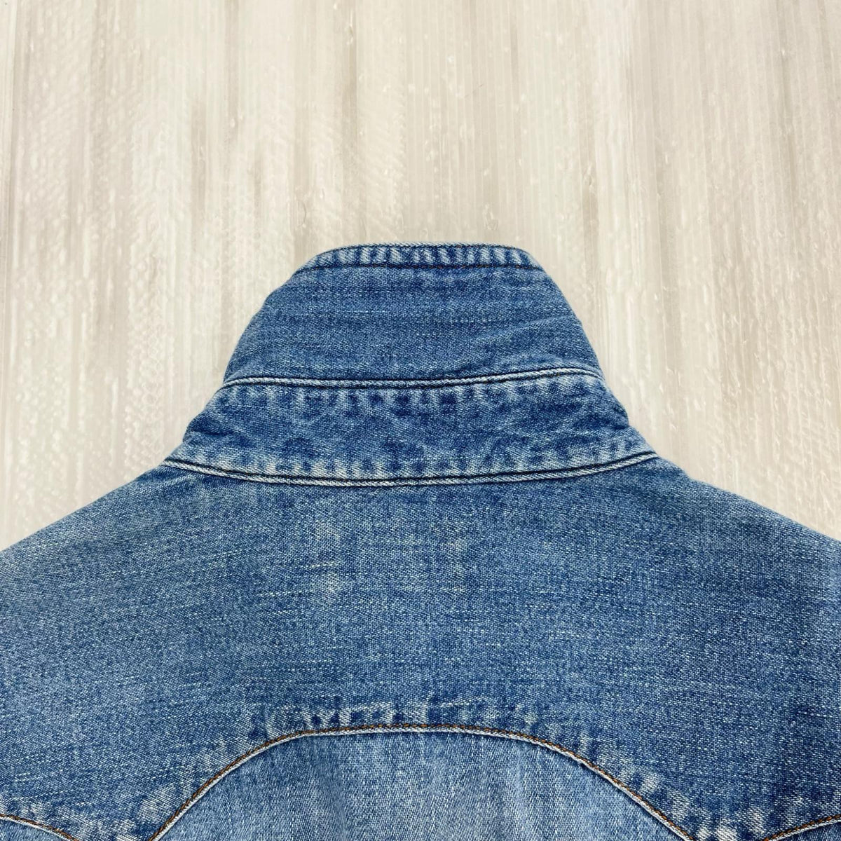 長袖シャツ BLUE BLUE デニムウエスタンシャツ ターコイズ コンチョ (2) 2 ブルー