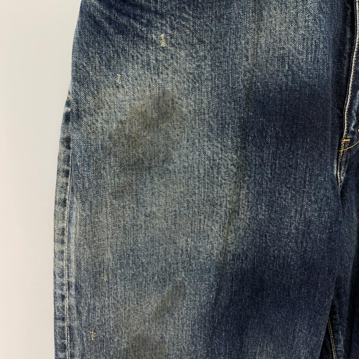 デニムパンツ AGING TAPERED 5P DENIM PANTS (2) 2 ブルー