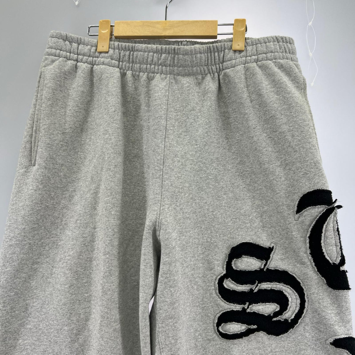 パンツ 26ss cut out sweatpant heather grey-L L グレー