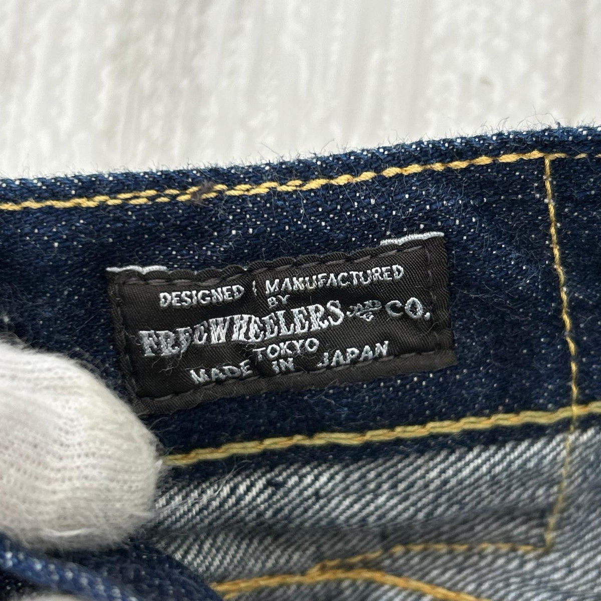 デニムパンツ FREEWHEELERS the vanishing west 601xx 34 ネイビー