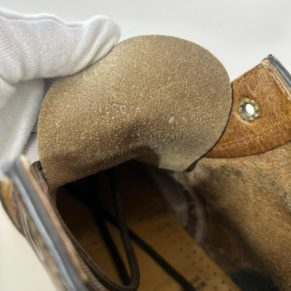 ブーツ Dr.Martens 英国製 6ホールブーツ 茶 ブラウン