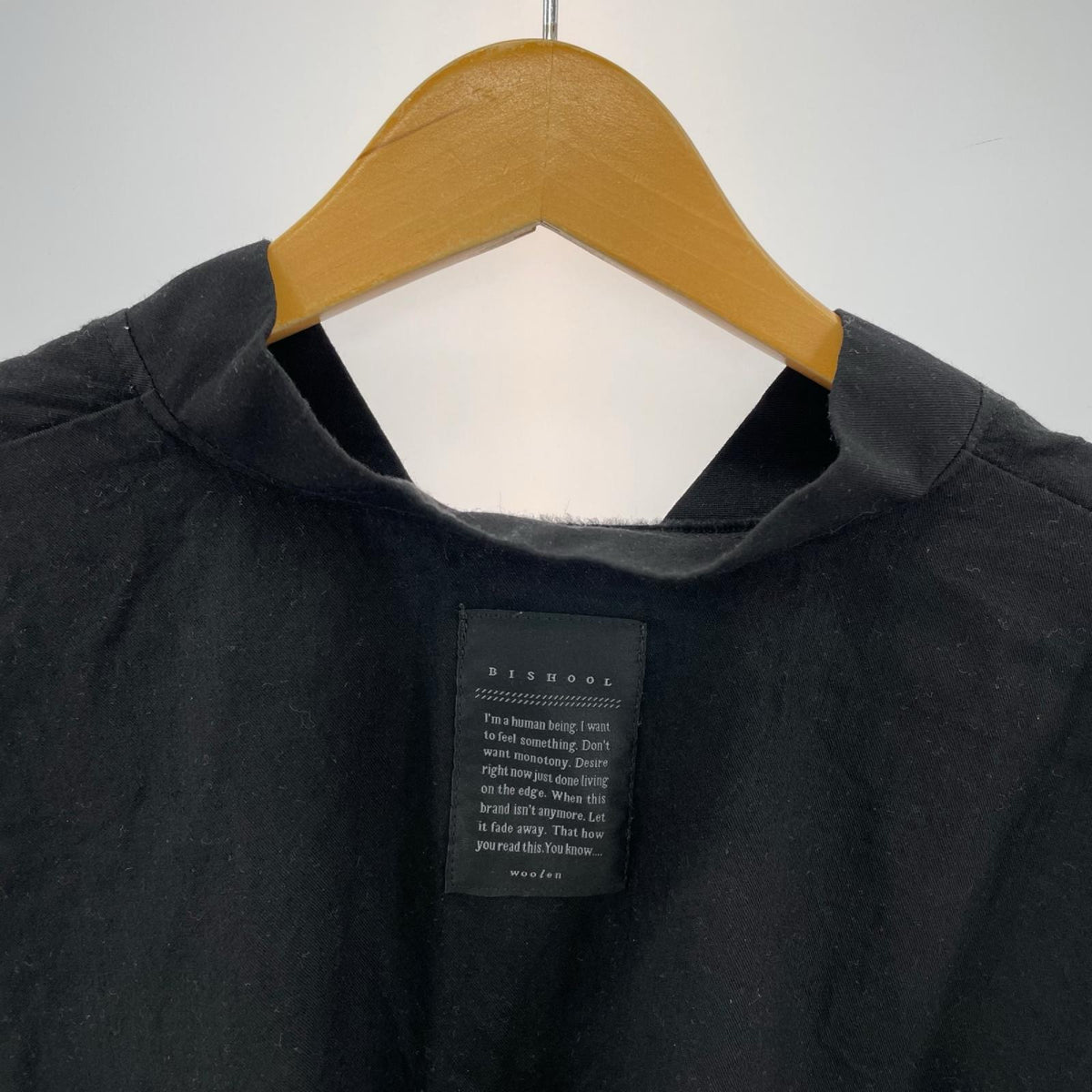 半袖Tシャツ BISHOOL プルオーバー 黒 フリー ブラック