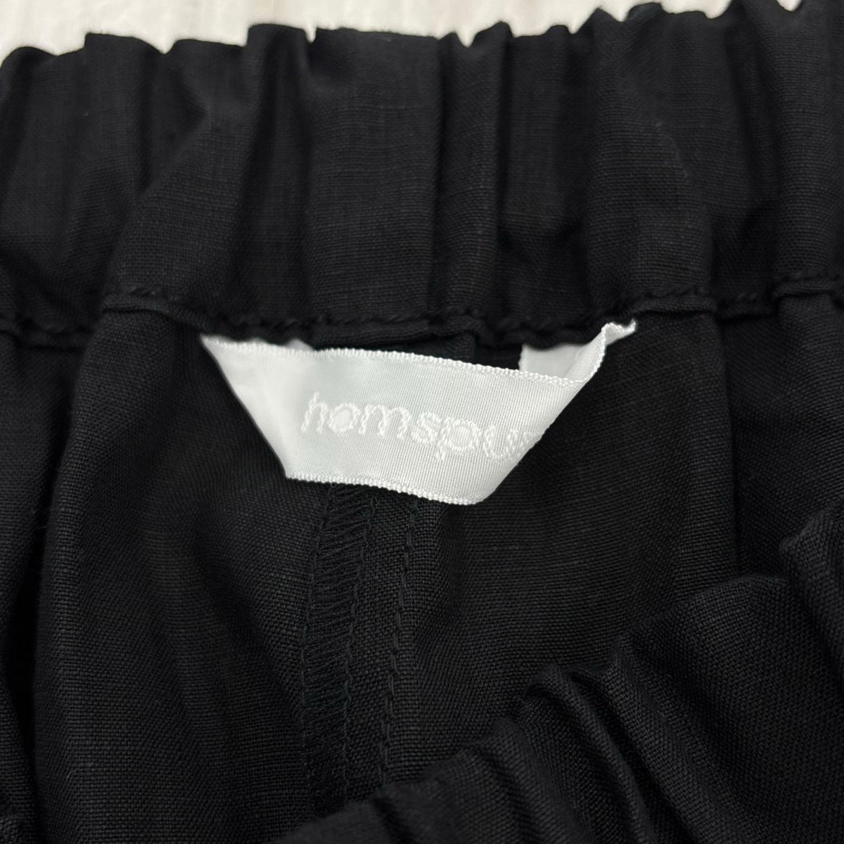 パンツ homspun フリー ブラック