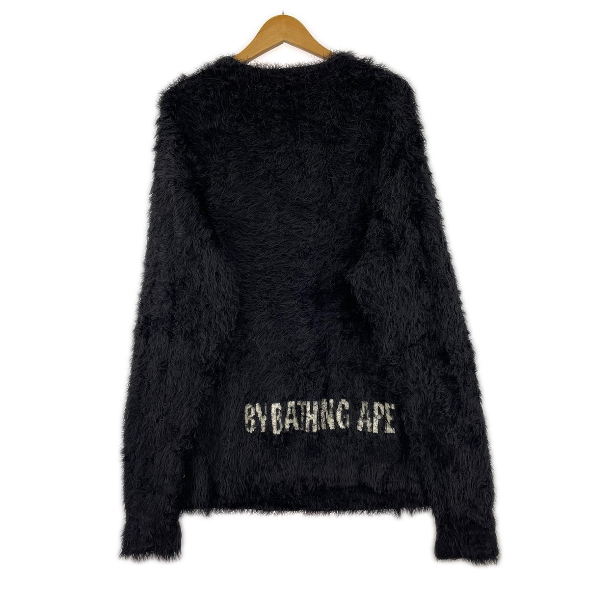 ニット A BATHING APE APE FACE KNIT 001KNI801003M 黒 (L) L ブラック