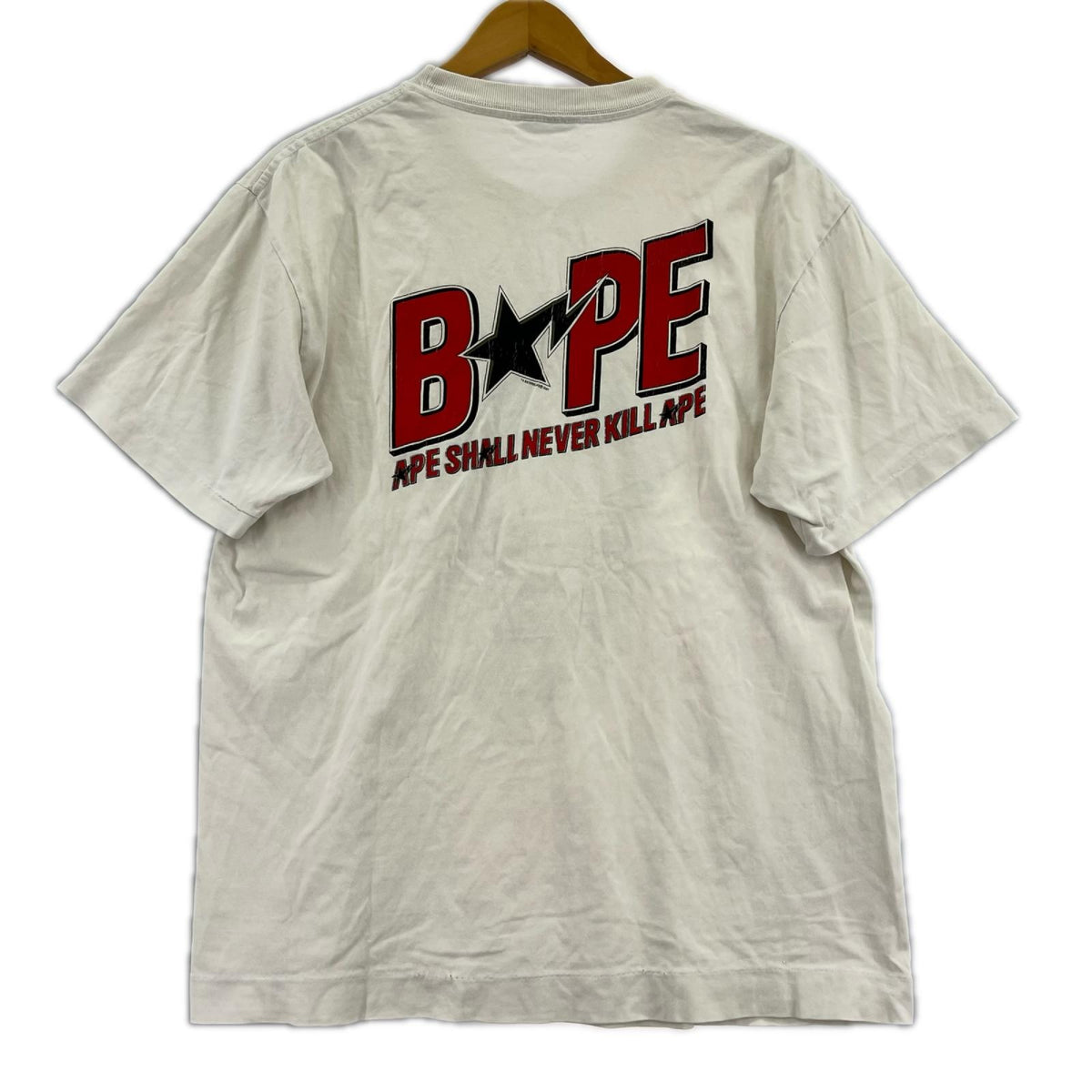 半袖Tシャツ BAPE STER (L) ホワイト L ホワイト