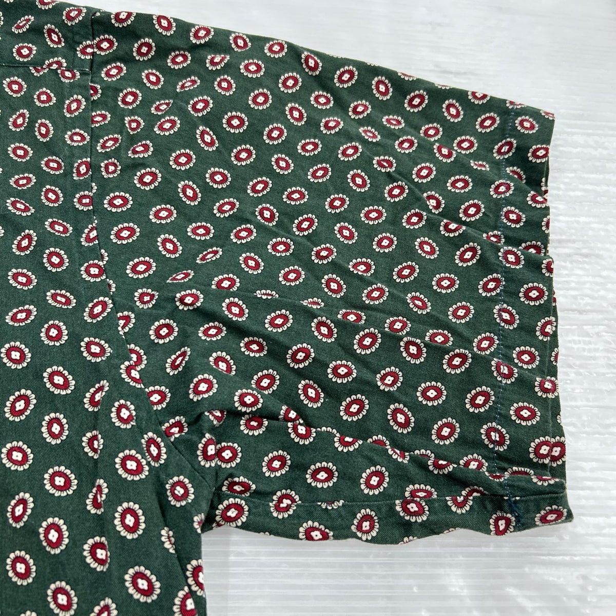 半袖シャツ 90s 総柄SSshirt L GRN L