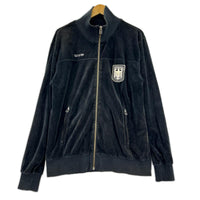 ジャケット 90-00s BUNDESWEAR Velvet Track Jacket L ブラック