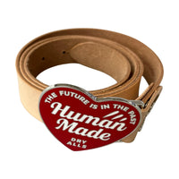 その他アクセサリー HEART LEATHER BELT(L) ベージュ