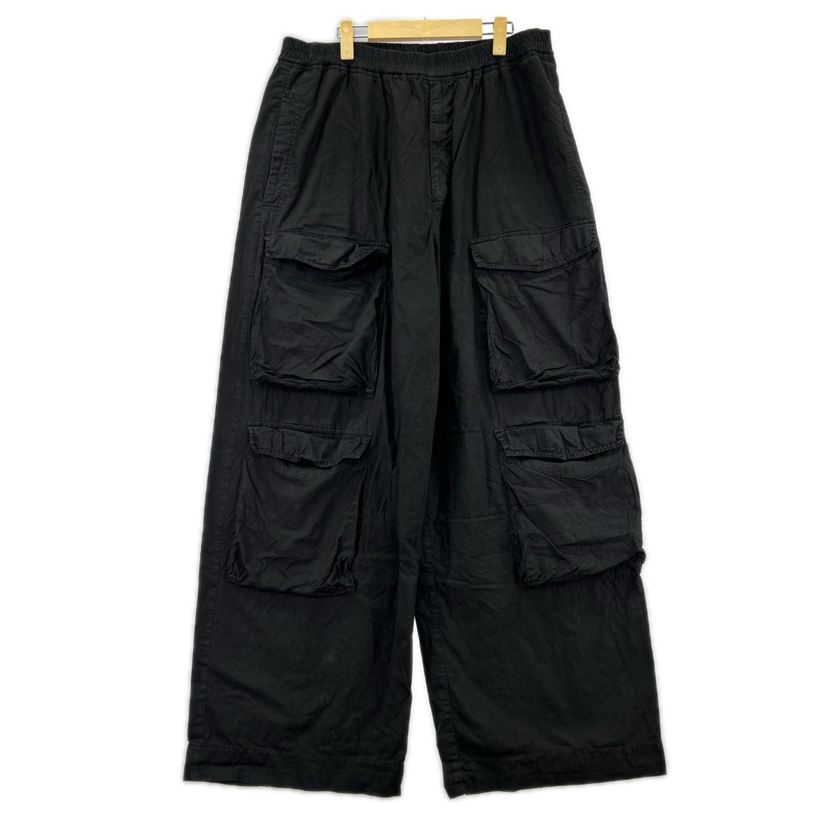 パンツ DRIES VAN NOTEN マルチポケット バギーカーゴパンツ ブラック