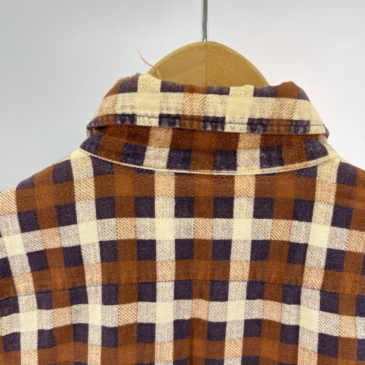 長袖シャツ Pilgrim 50s 60s マチ付きプリントネルシャツ (M) M