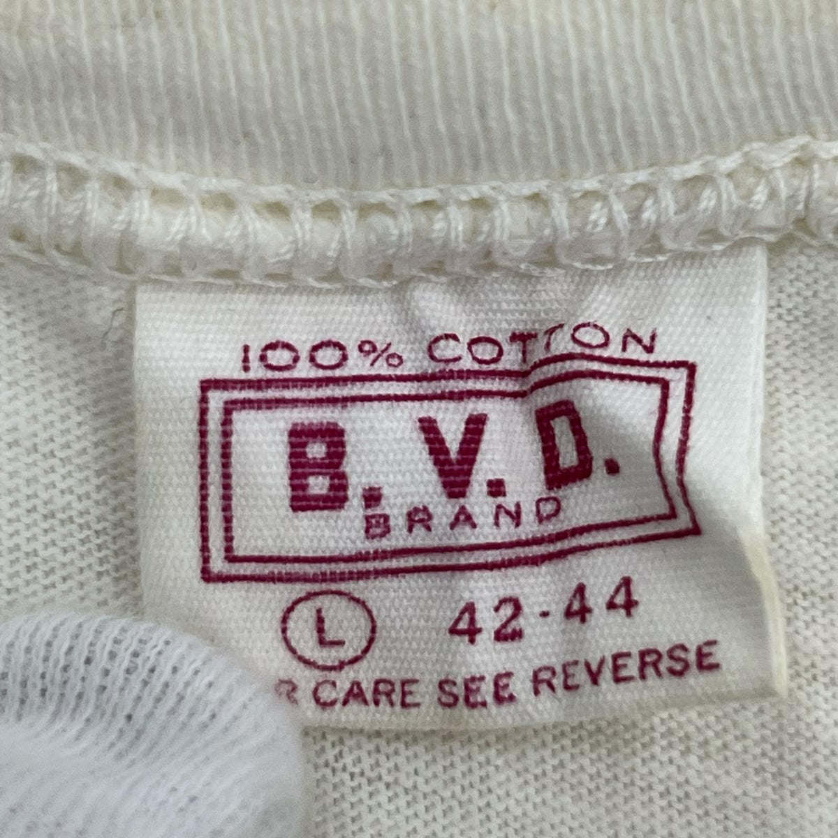 半袖Tシャツ B.V.D. 70s FOREMAN vs ALI TEE WHT (L) L ホワイト