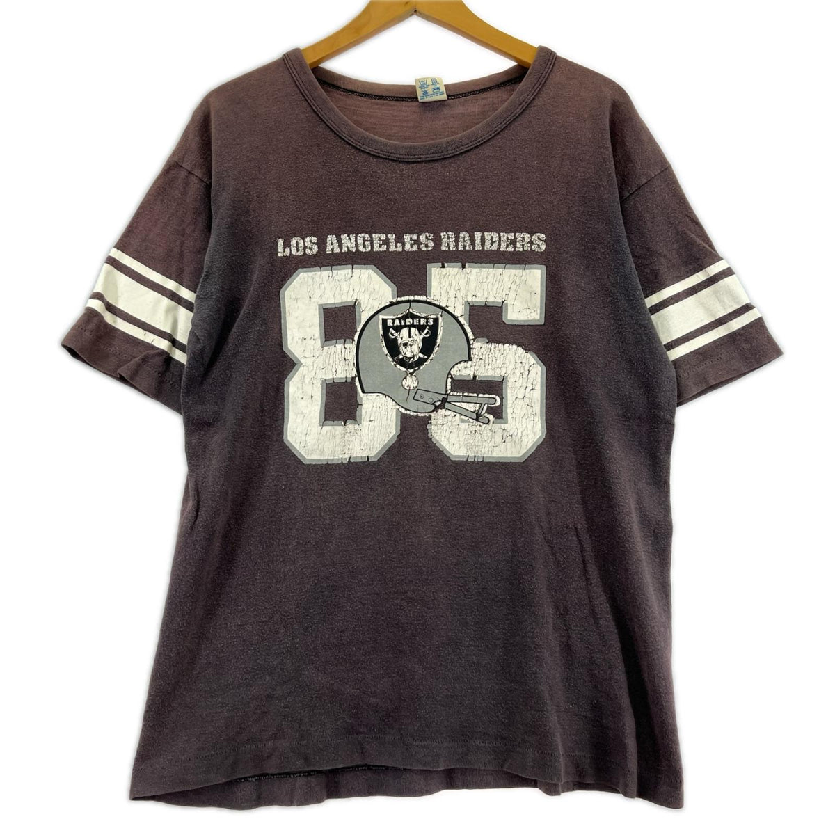 長袖Tシャツ トリコタグ 80s RAIDERS TEE (XL) ブラウン