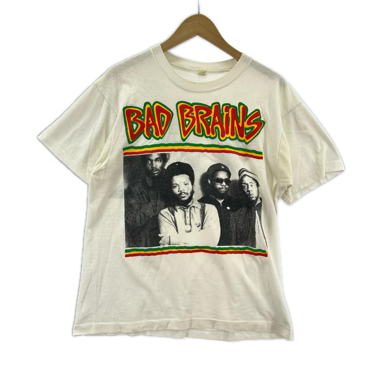 半袖Tシャツ 80s bad brains フォトT ホワイト L ホワイト