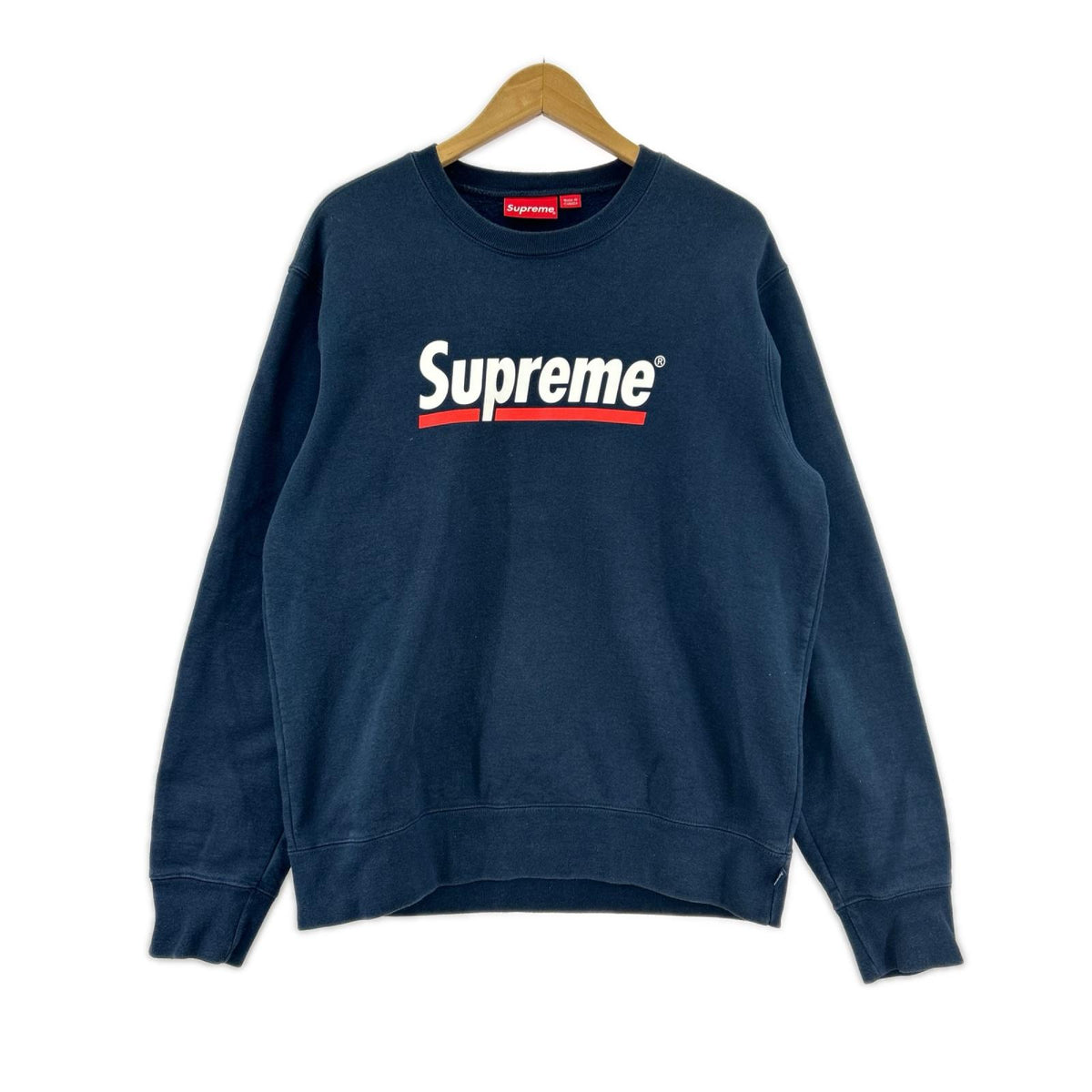 スウェット 20ss Underline Crewneck M ネイビー