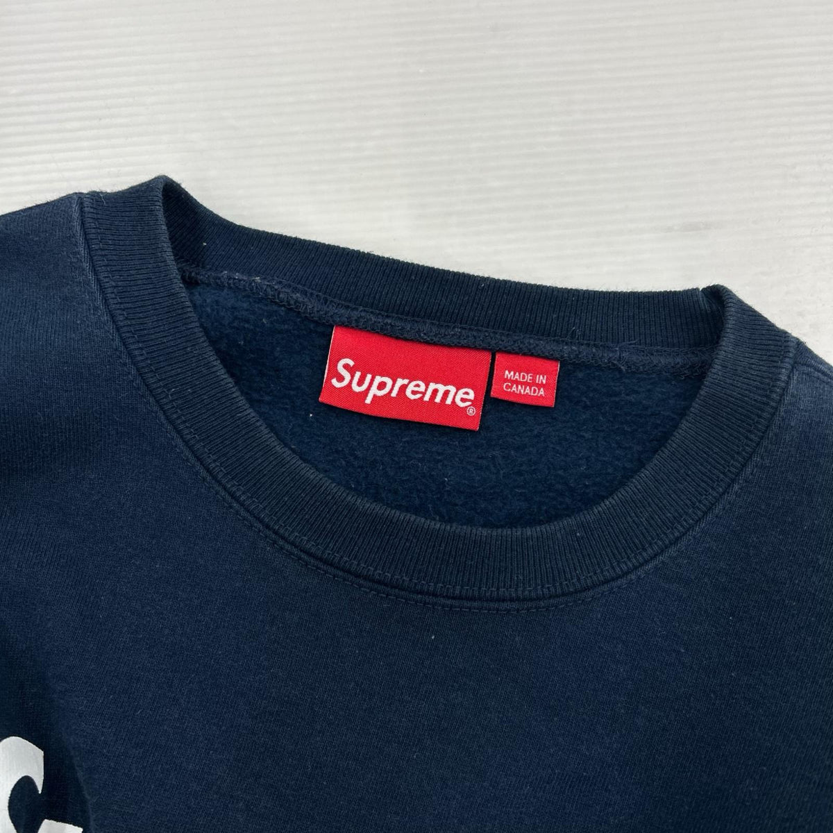 スウェット 20ss Underline Crewneck M ネイビー