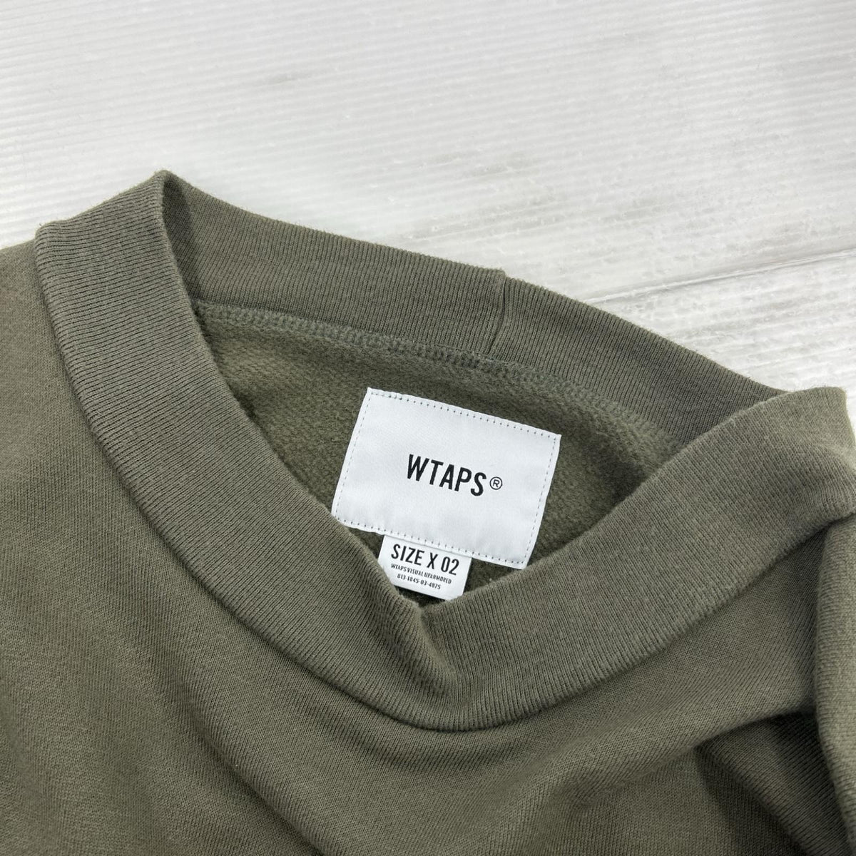 スウェット 20AW COLLEGE MOCK NECK COPO 2 グリーン