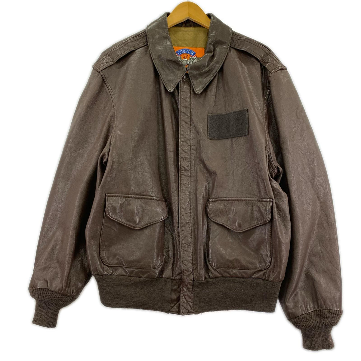 ジャケット COOPER A-2 USA製 茶(44) ブラウン