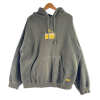 パーカー 00s Basketball Hoodie M M カーキ