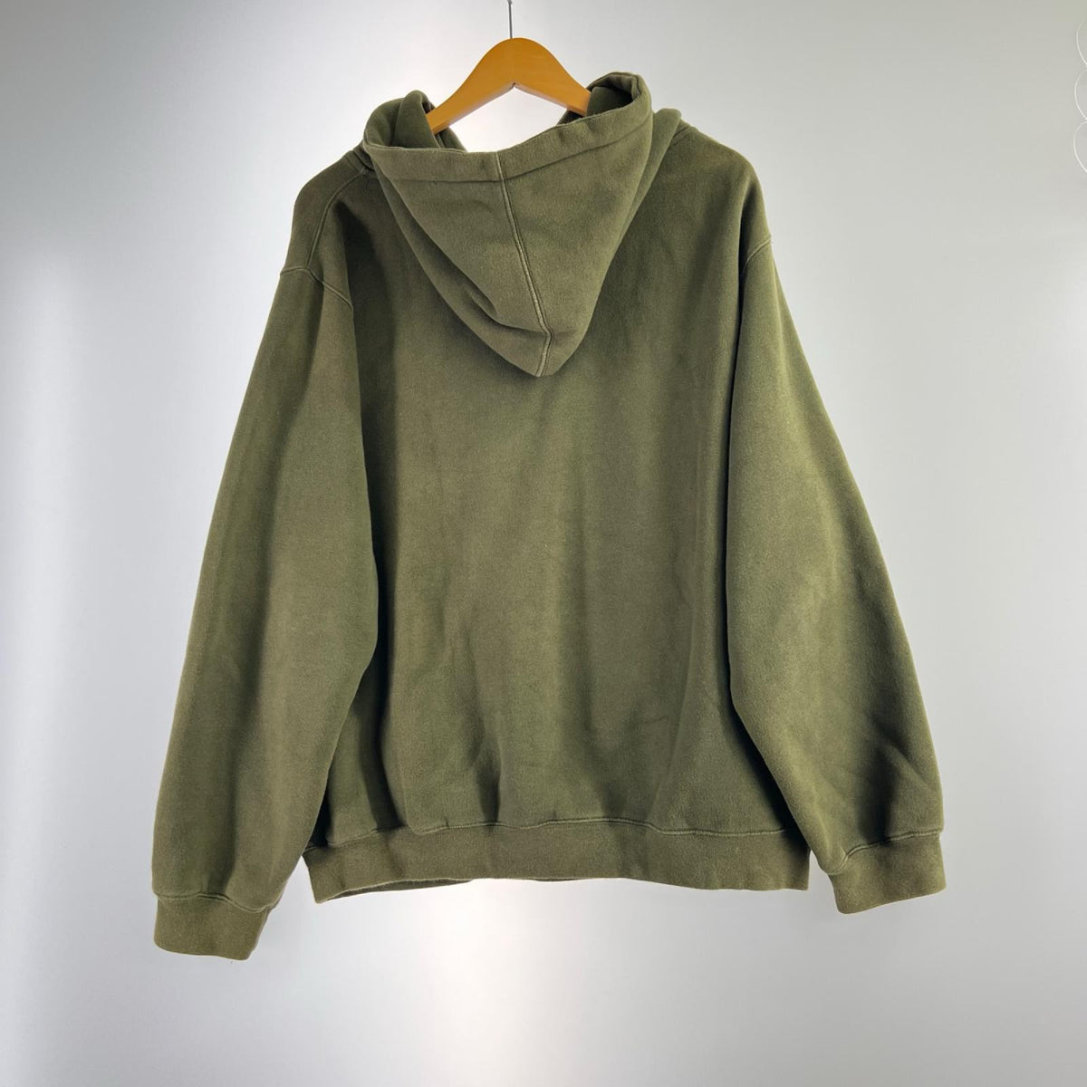 パーカー 00s Basketball Hoodie M M カーキ