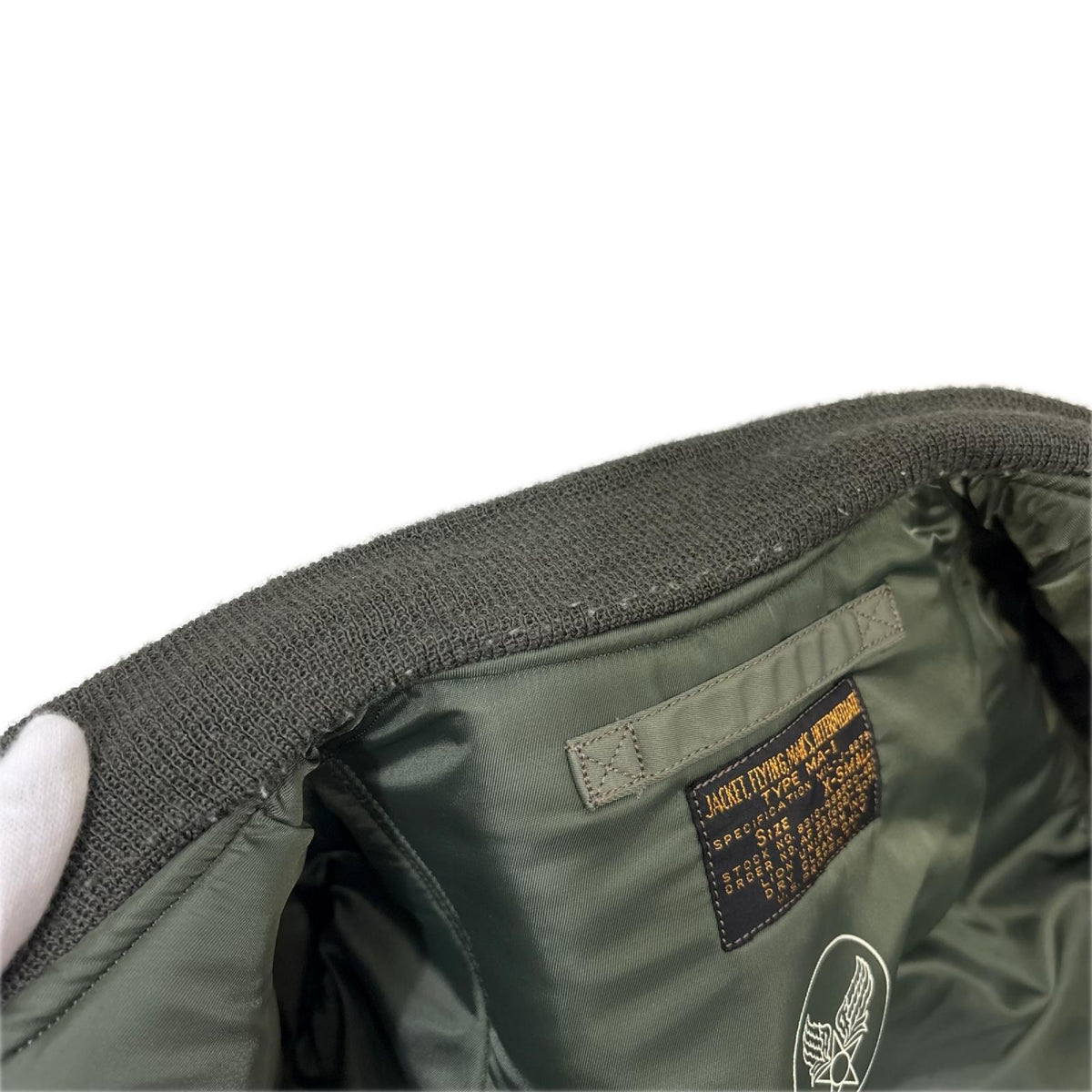 ジャケット LION UNIFORM INC MA-1(XS) SS カーキ