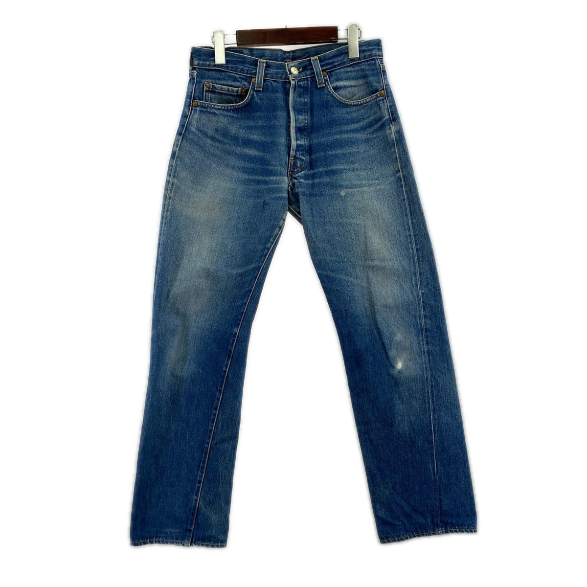 デニムパンツ 80s 501 スモールE 66後期 W31 L36 31 ブルー