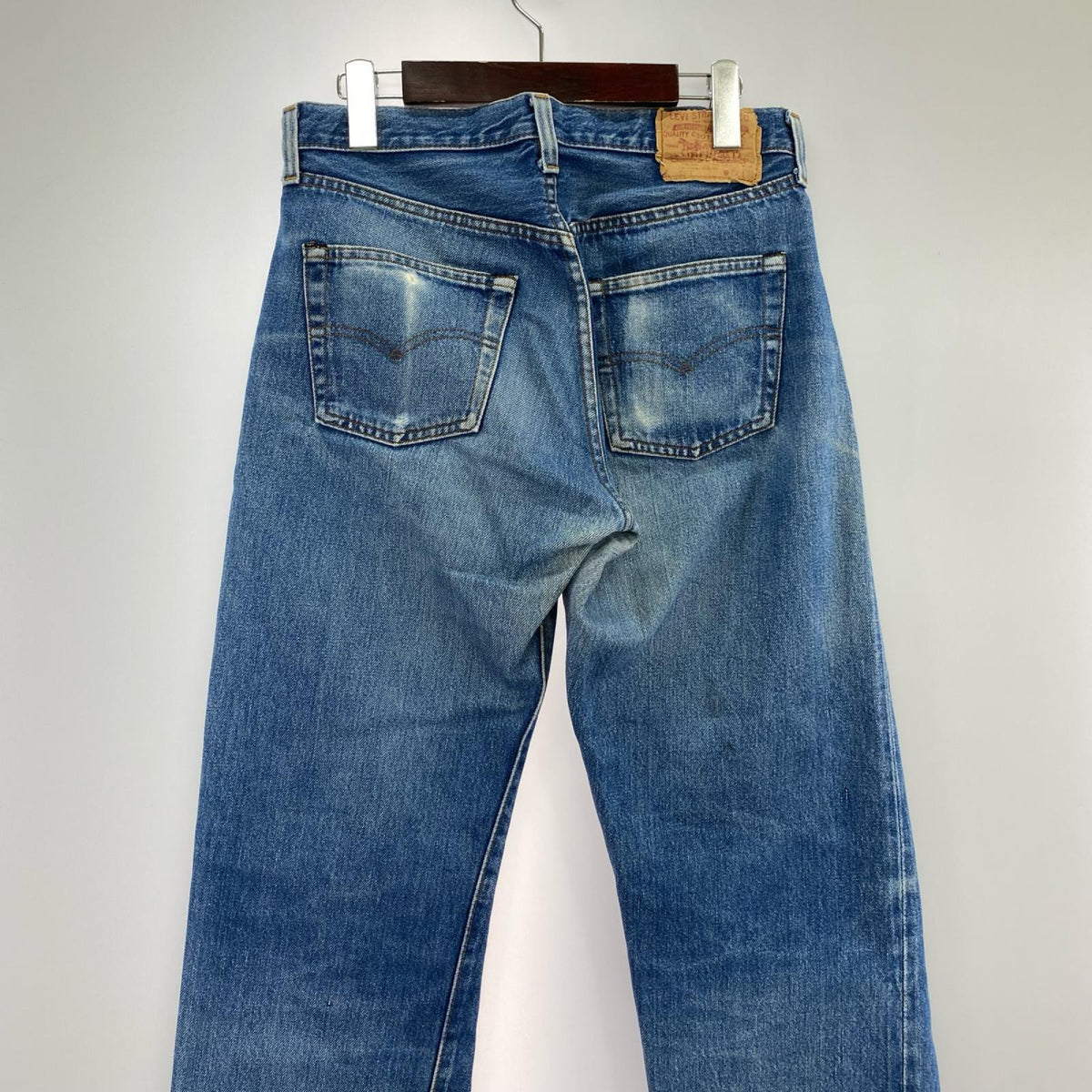 デニムパンツ 80s 501 スモールE 66後期 W31 L36 31 ブルー
