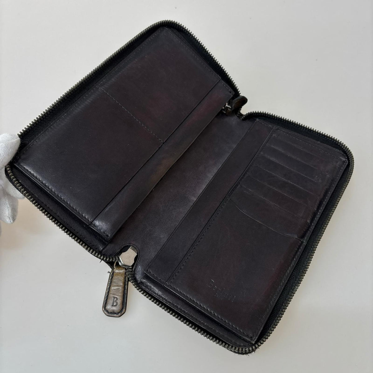 長財布 berluti イタウバ カリグラフィー ブラウン