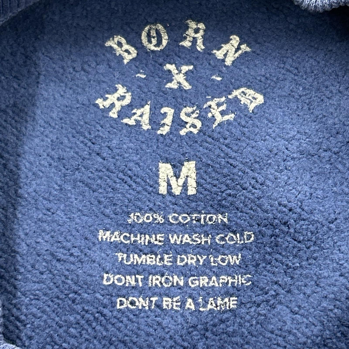 スウェット BORN X RAISED × UNION 青 (M) M ブルー