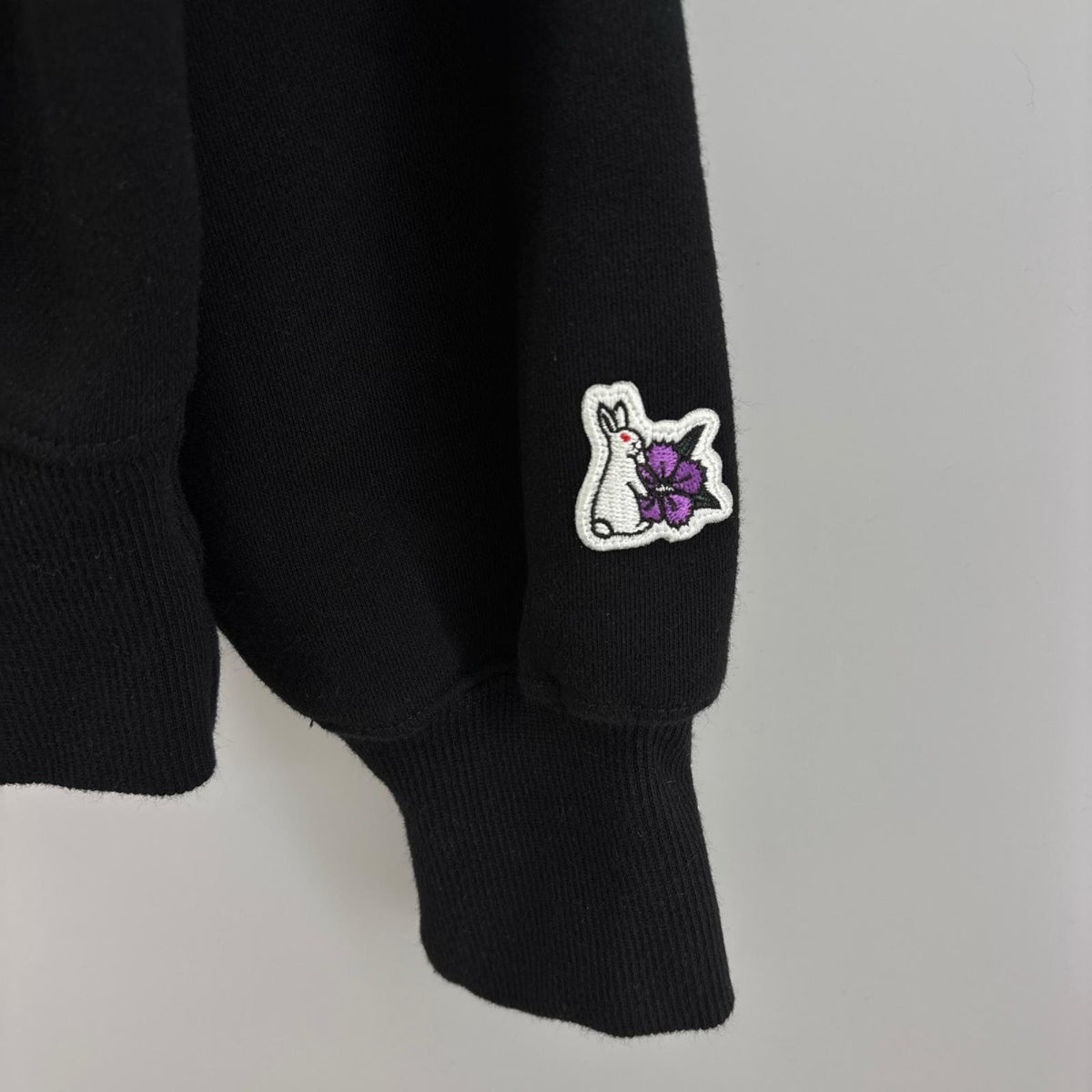 パーカー 京都限定 花札うさぎ L ブラック