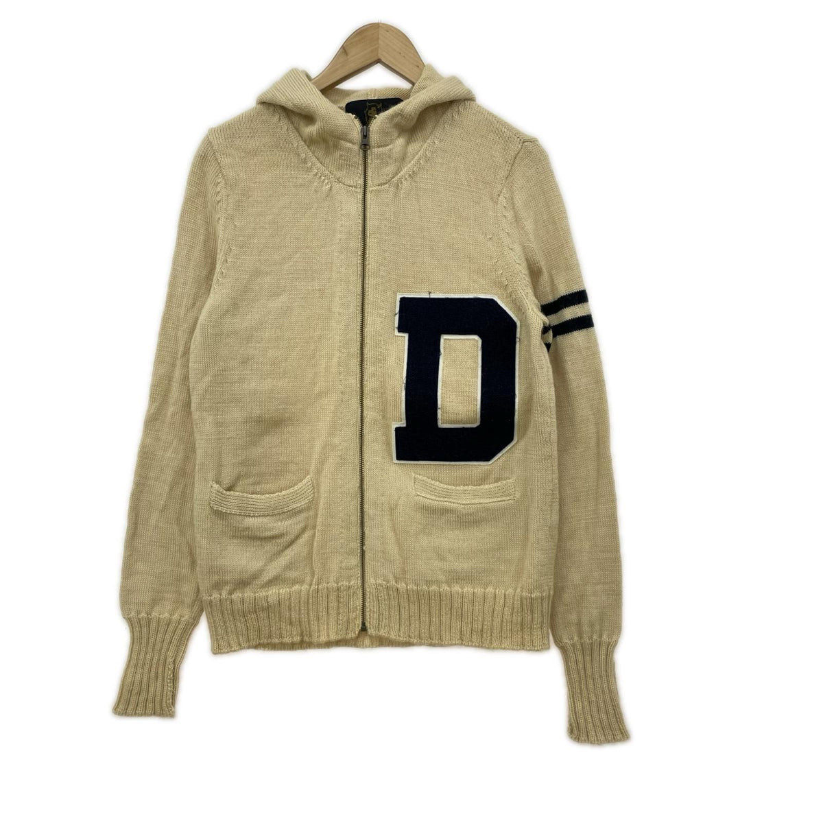 カーディガン HYSTERIC GLAMOUR ウールカーディガン アイボリー 4ND-0622 (M) M ベージュ