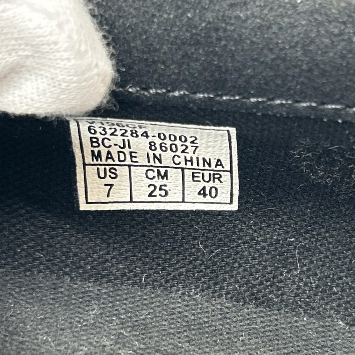 シューズ ローファー スエード (25) V196CF CN 25cm (US7 UK6 1/2 EU40) ブラック