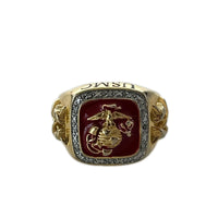 リング・指輪 ダンベリーミント USMC Semper Fi ゴールド
