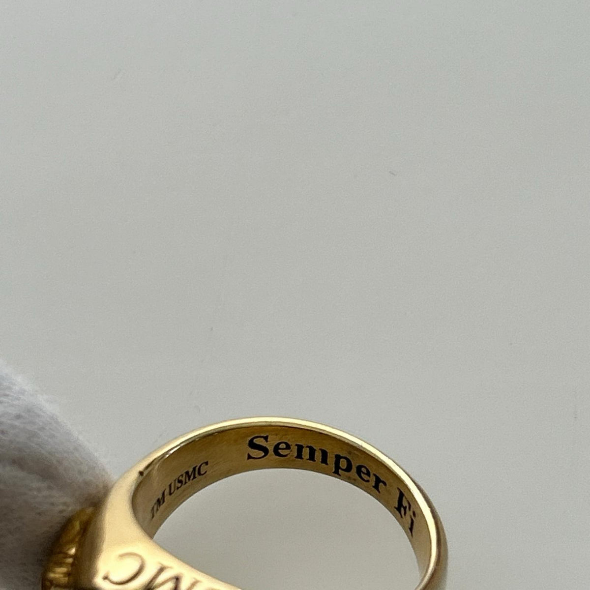 リング・指輪 ダンベリーミント USMC Semper Fi ゴールド