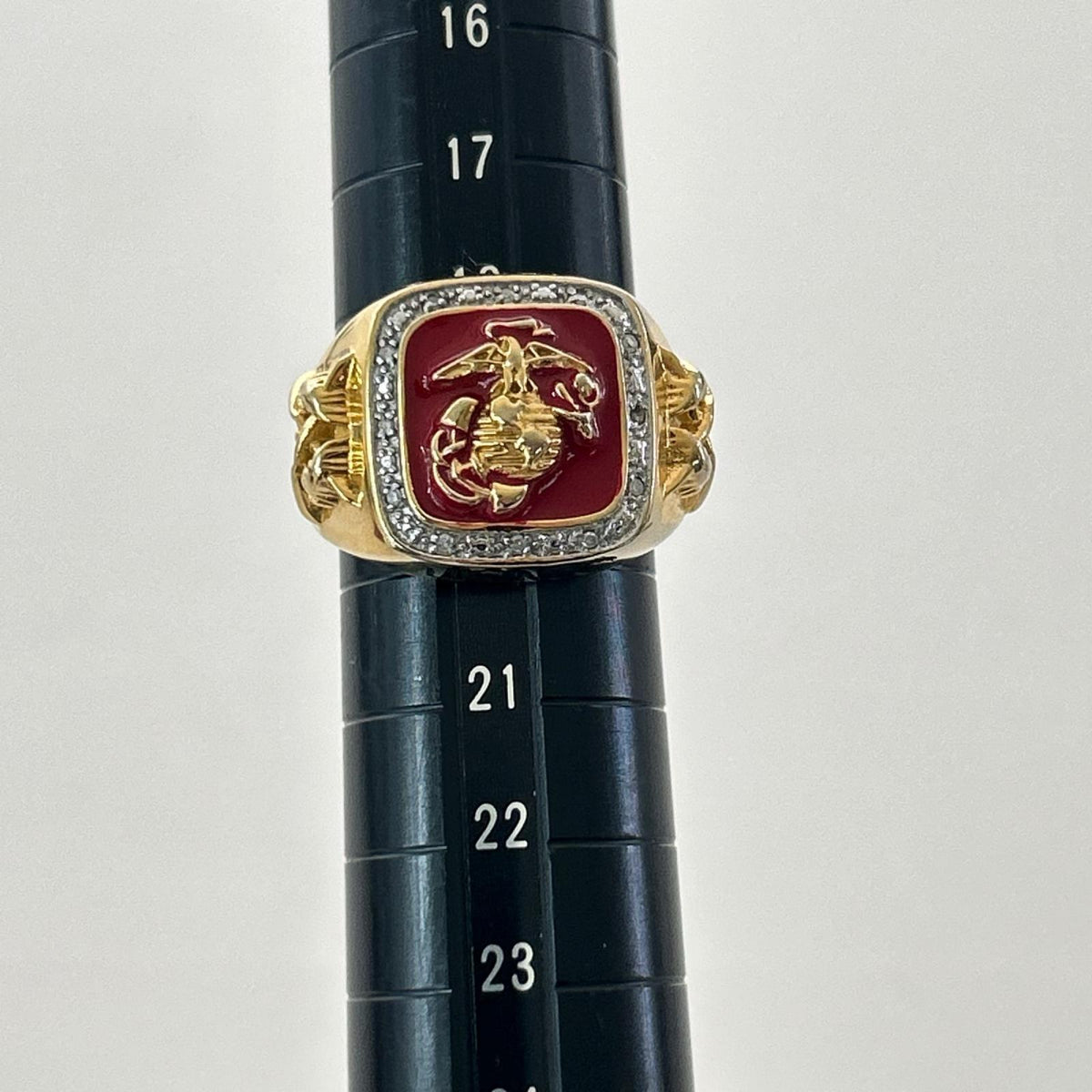 リング・指輪 ダンベリーミント USMC Semper Fi ゴールド