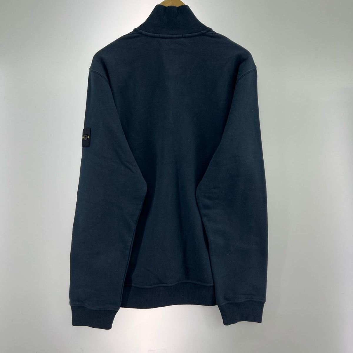 スウェット Half-zip sweatshirt ハーフジップスウェットトレーナー L ブラック