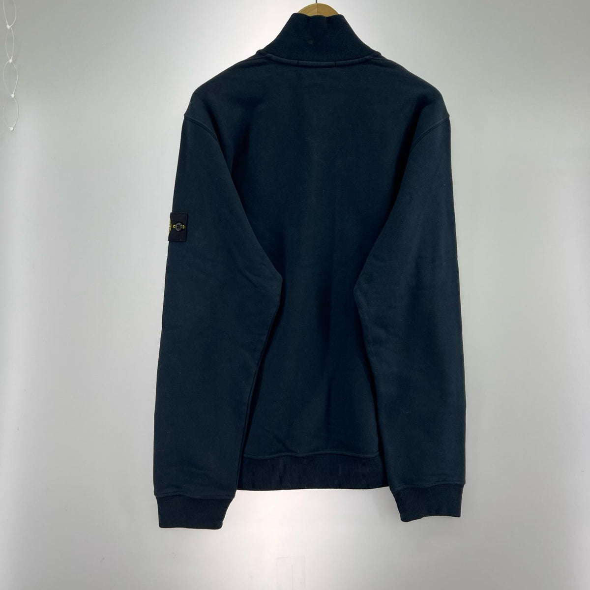 スウェット Half-zip sweatshirt ハーフジップスウェットトレーナー L ブラック