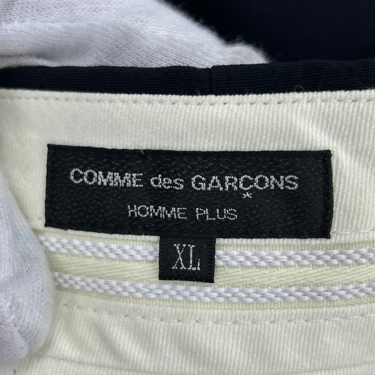 パンツ COMME des GARCONSHOMME PLUS 20AW ウールスラックス PG-P043 黒(XL) ブラック